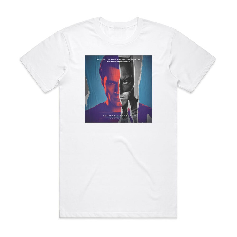 Junkie XL Batman V Superman Dawn Of Justice 1 Album Cover T-Shirt White