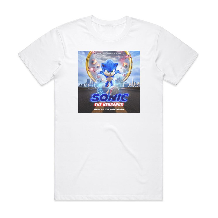 Junkie XL Sonic The Hedgehog Album Cover T-Shirt White