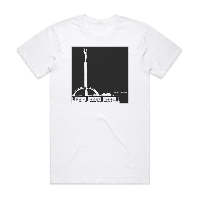 Jakob Caledrew Album Cover T-Shirt White