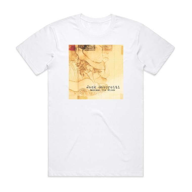 Jack Savoretti Between The Minds Album Cover T-Shirt White