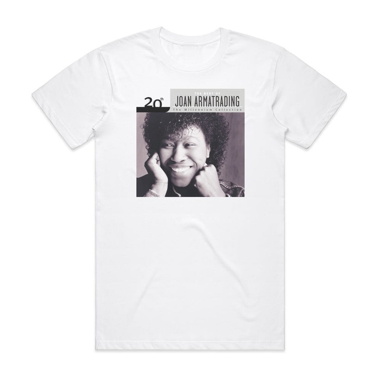 Joan Armatrading 20Th Century Masters The Millennium Collection The Best Of J Album Cover T-Shirt White