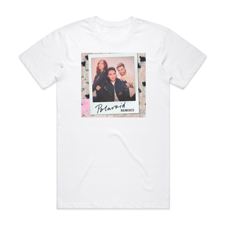 Jonas Blue Polaroid Remixes Album Cover T-Shirt White