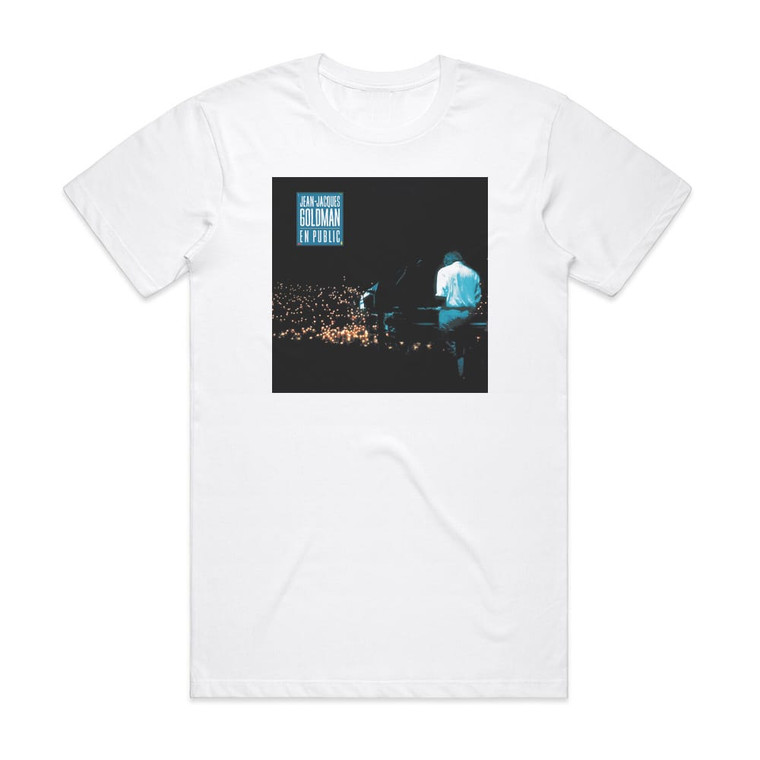 Jean-Jacques Goldman En Public Album Cover T-Shirt White