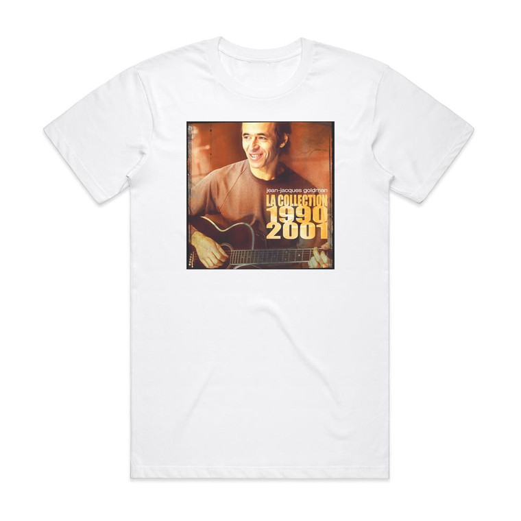 Jean-Jacques Goldman La Collection 1990 2001 Album Cover T-Shirt White