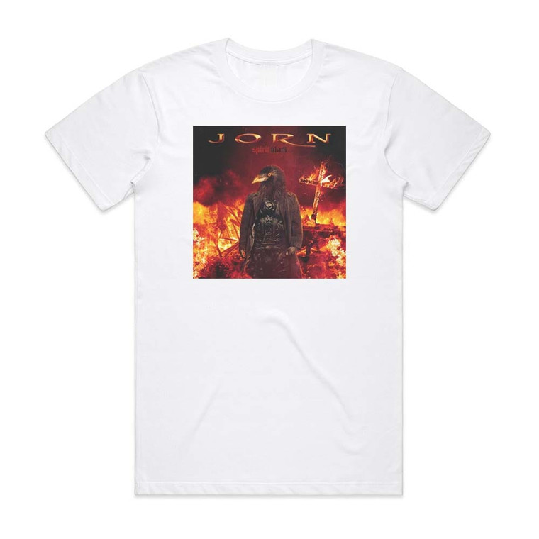 Jorn Spirit Black Album Cover T-Shirt White