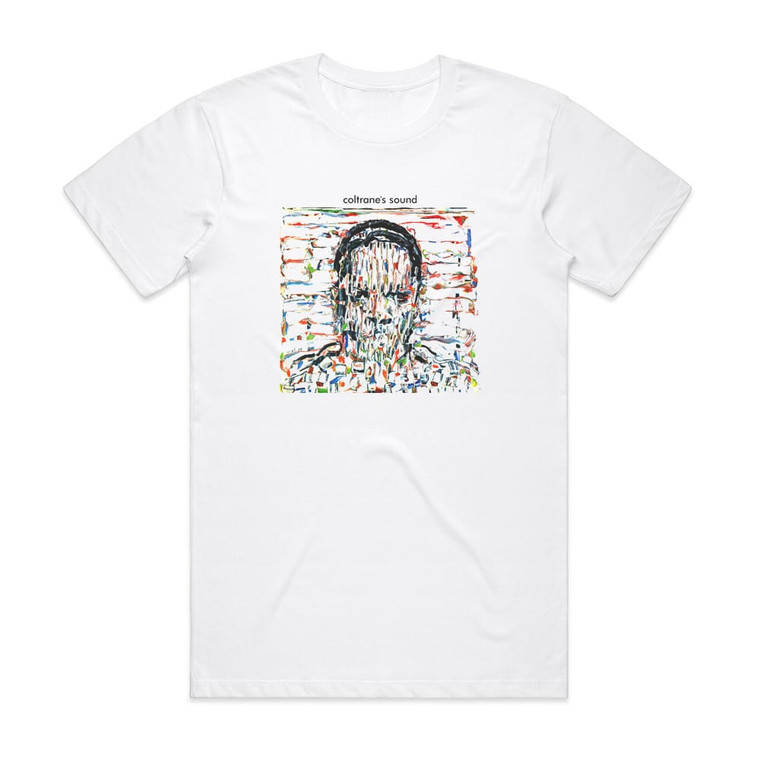 John Coltrane Coltranes Sound Album Cover T-Shirt White John Coltrane Coltranes Sound Album Cover T-Shirt White