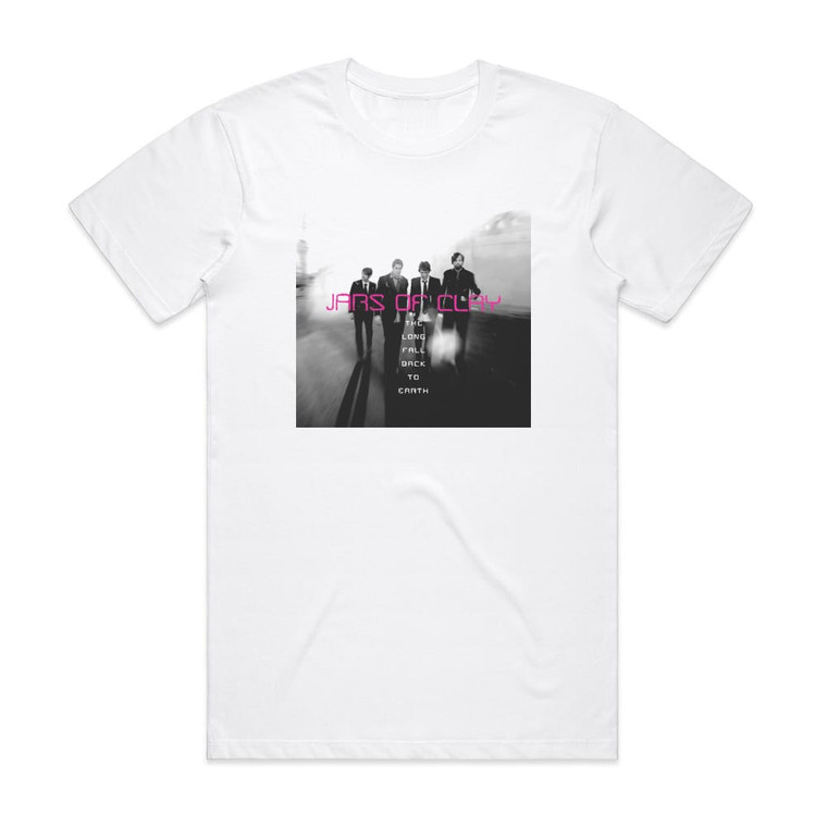 Jars of Clay The Long Fall Back To Earth Album Cover T-Shirt White