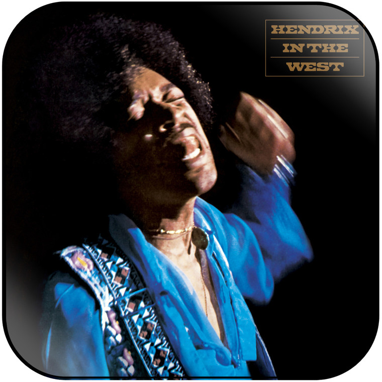 Jimi Hendrix Hendrix In The West Album Cover Sticker