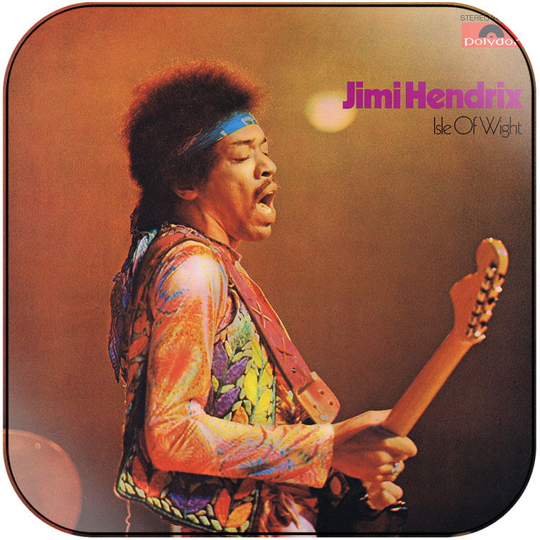 Jimi Hendrix Isle Of Wight Album Cover Sticker