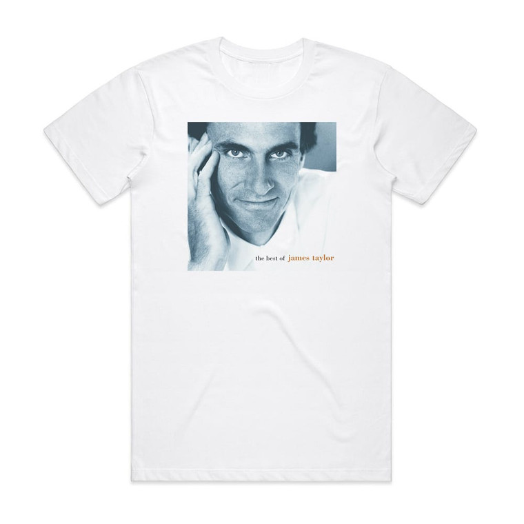 James Taylor The Best Of James Taylor Album Cover T-Shirt White
