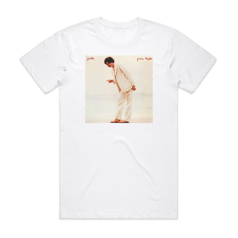 James Taylor Gorilla Album Cover T-Shirt White