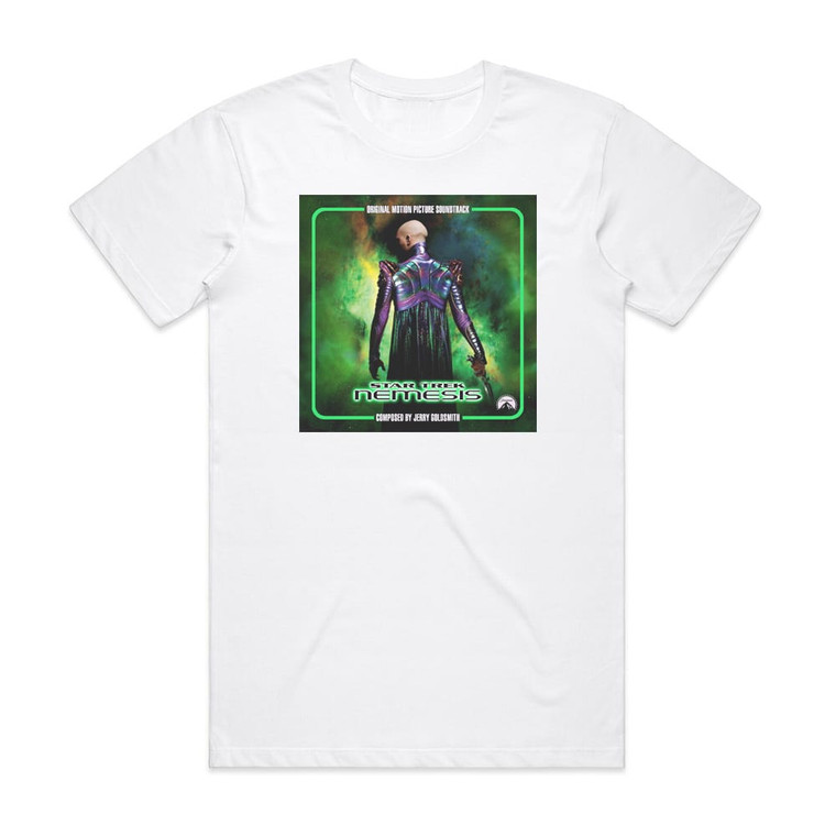 Jerry Goldsmith Star Trek Nemesis 1 Album Cover T-Shirt White