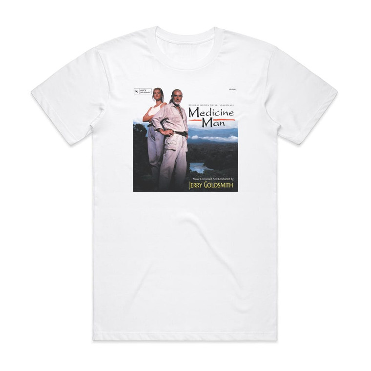 Jerry Goldsmith Medicine Man Album Cover T-Shirt White