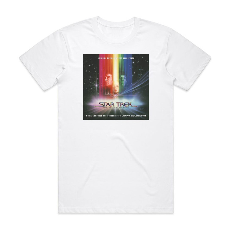 Jerry Goldsmith Star Trek The Motion Picture 4 Album Cover T-Shirt White
