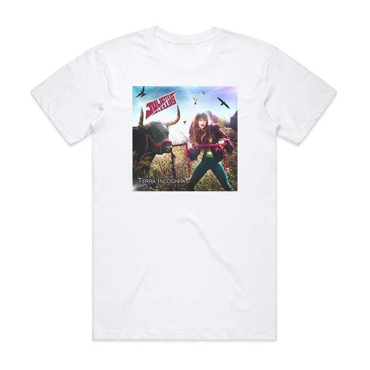 Juliette Lewis Terra Incognita Album Cover T-Shirt White