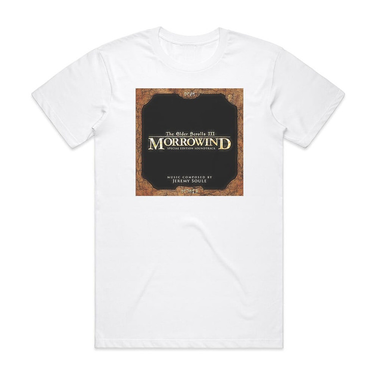 Jeremy Soule The Elder Scrolls Iii Morrowind 1 Album Cover T-Shirt White