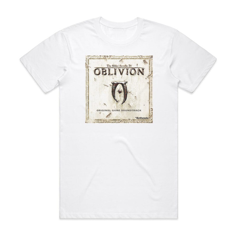 Jeremy Soule The Elder Scrolls Iv Oblivion Album Cover T-Shirt White