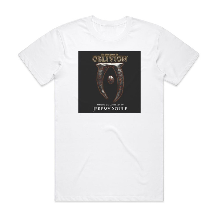 Jeremy Soule The Elder Scrolls Iv Oblivion 1 Album Cover T-Shirt White