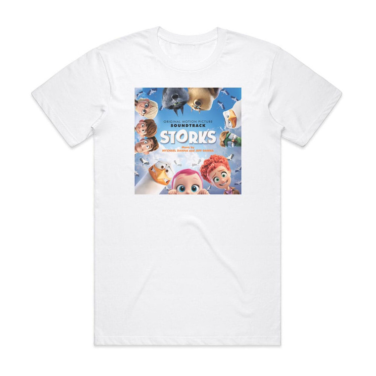 Jeff Danna Storks Album Cover T-Shirt White