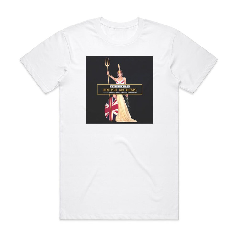 Jeremy Healy Fantazia British Anthems Album Cover T-Shirt White