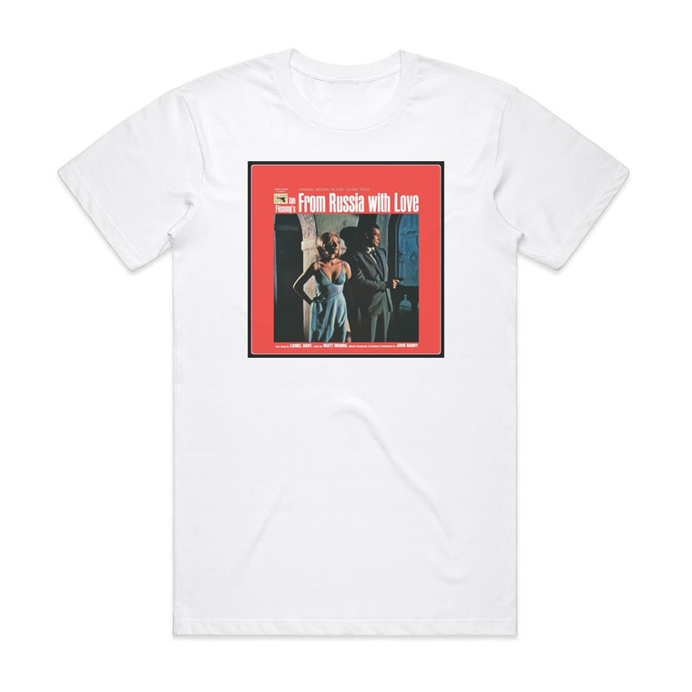 John Barry From Russia With Love Album Cover T-Shirt White