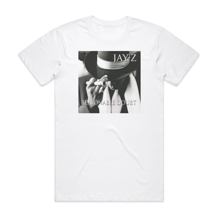 Jay-Z Reasonable Doubt Album Cover T-Shirt White