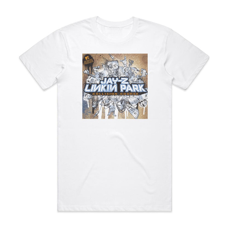 Jay-Z Collision Course Album Cover T-Shirt White