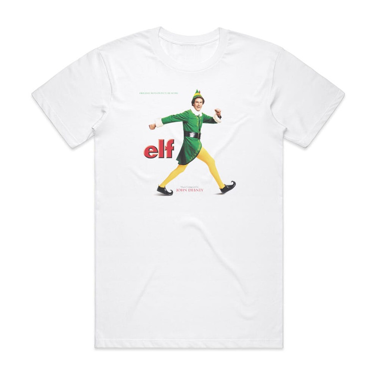 John Debney Elf Album Cover T-Shirt White