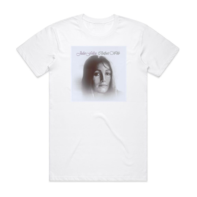 Julie Felix Clothos Web Album Cover T-Shirt White