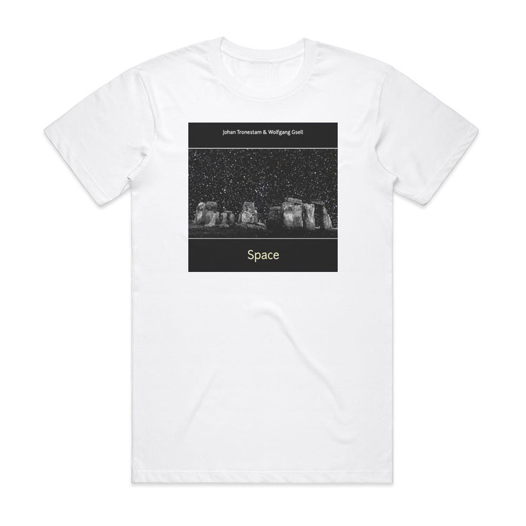 Johan Tronestam Space Album Cover T-Shirt White