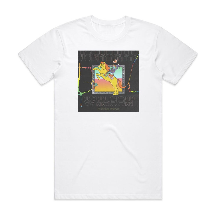 Jonathan Wilson Dixie Blur Album Cover T-Shirt White