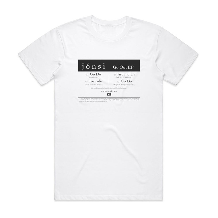 Jonsi Go Out Album Cover T-Shirt White