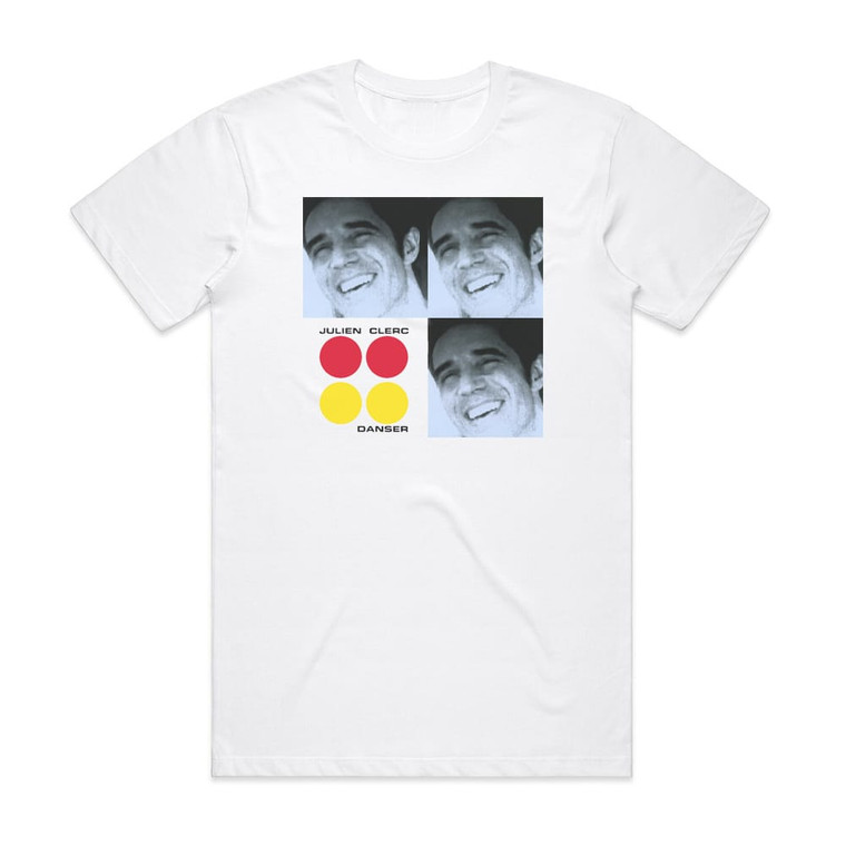 Julien Clerc Danser Album Cover T-Shirt White