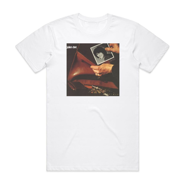 Julien Clerc Jaloux Album Cover T-Shirt White
