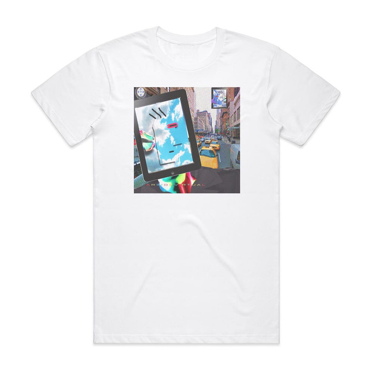 James Ferraro Far Side Virtual Album Cover T-Shirt White