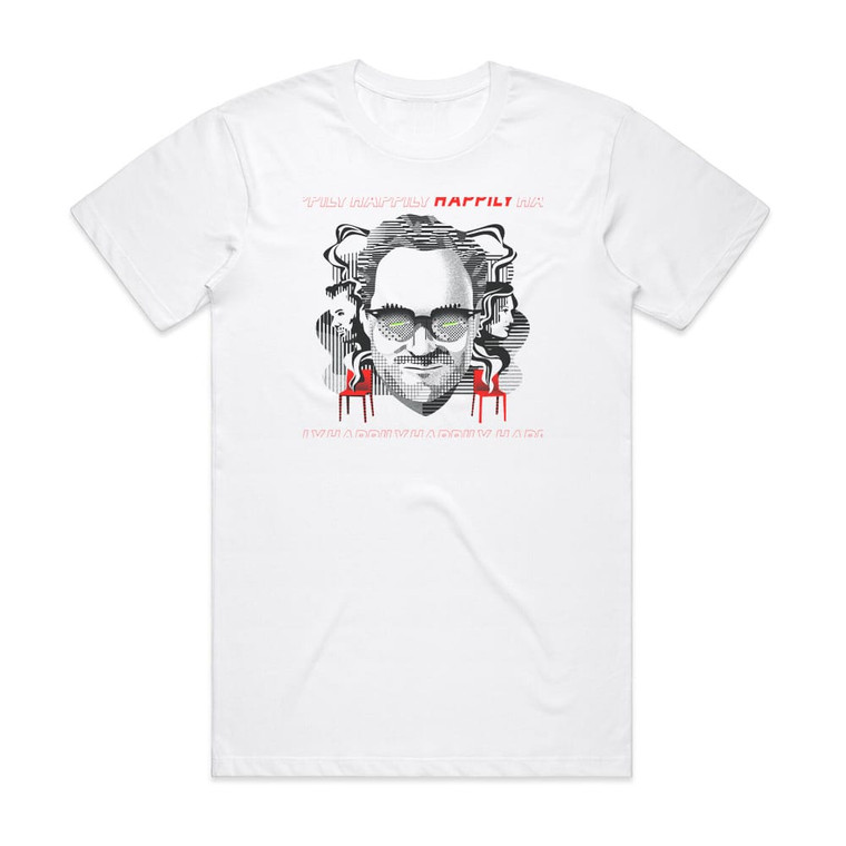 Joseph Trapanese Happily Album Cover T-Shirt White