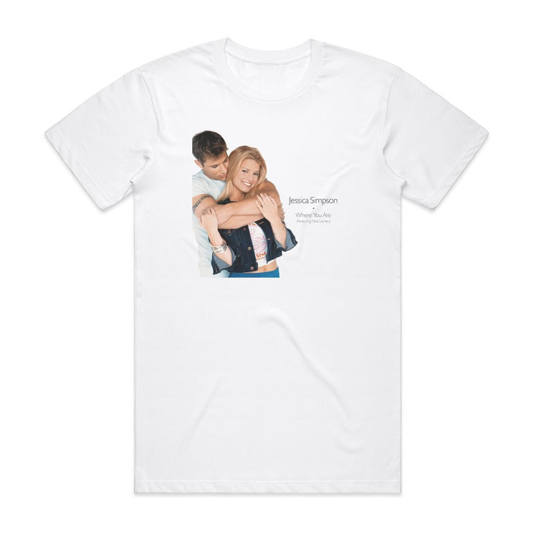 Jessica Simpson Where You Are Album Cover T-Shirt White