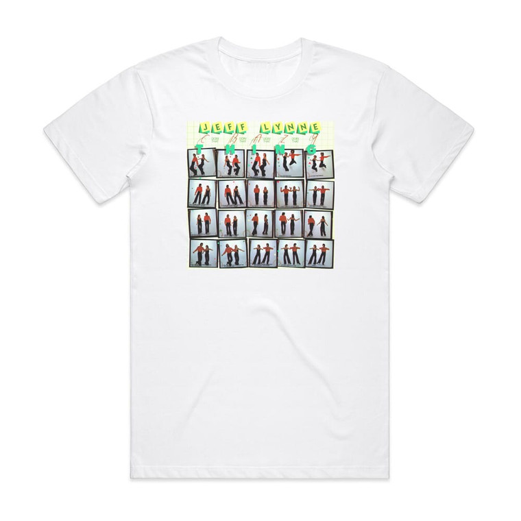 Jeff Lynne Doin That Crazy Thing Goin Down To Rio Album Cover T-Shirt White