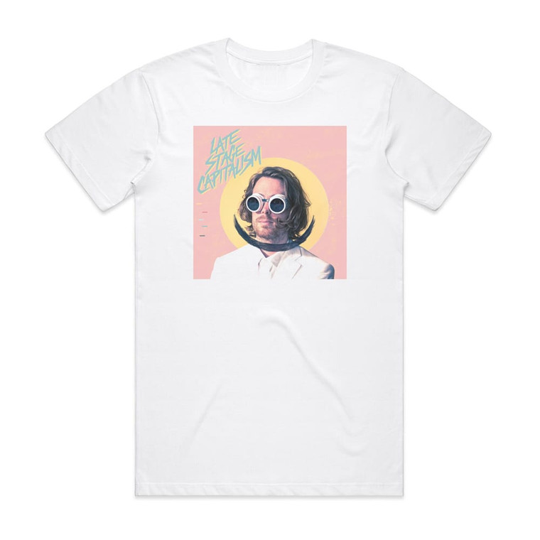 Jeremy Messersmith Late Stage Capitalism Album Cover T-Shirt White