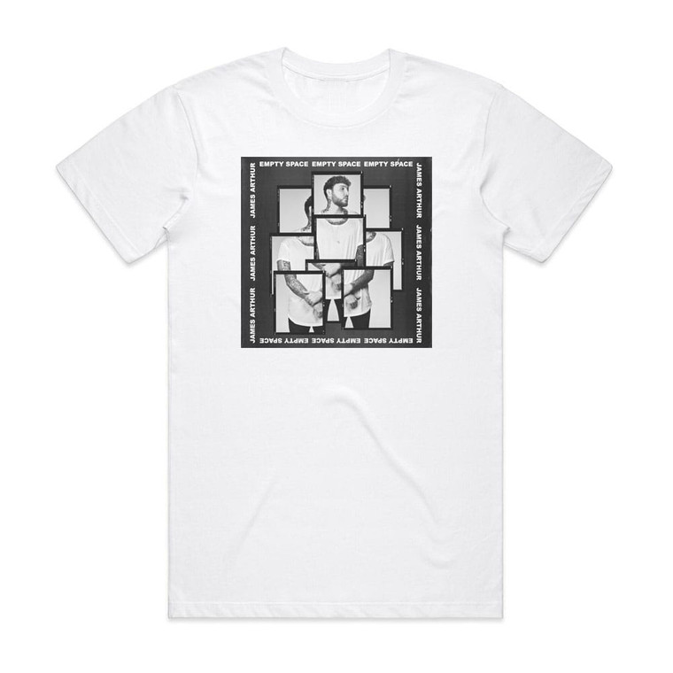 James Arthur Empty Space Album Cover T-Shirt White