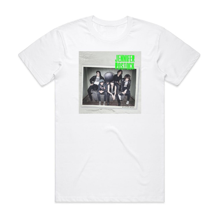 Jennifer Rostock Ins Offene Messer Album Cover T-Shirt White