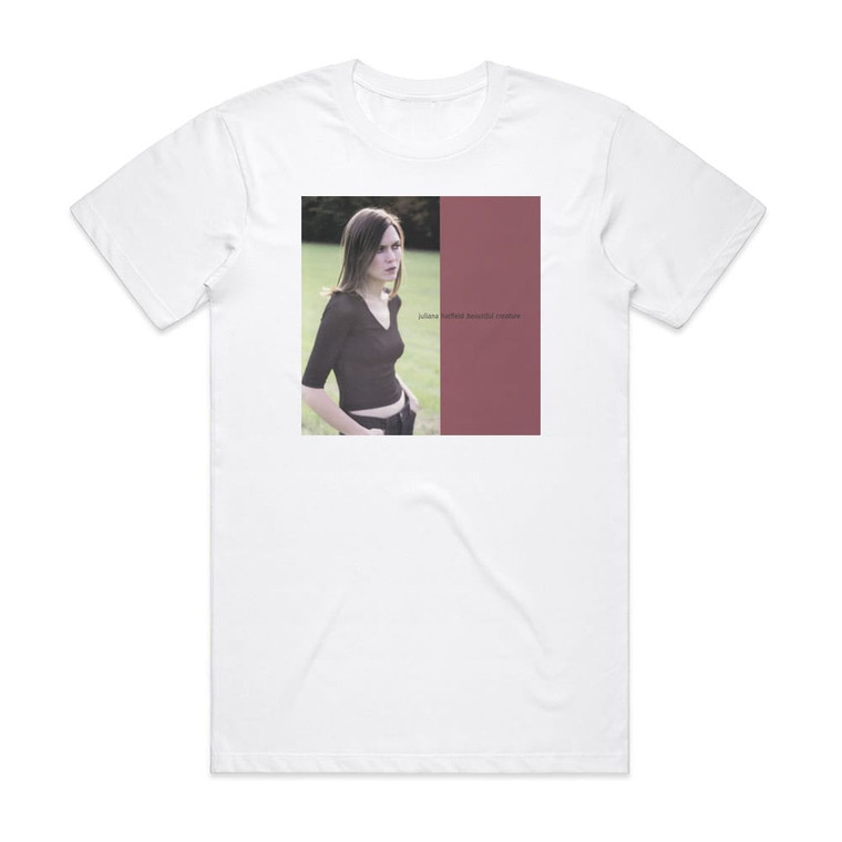 Juliana Hatfield Beautiful Creature Album Cover T-Shirt White