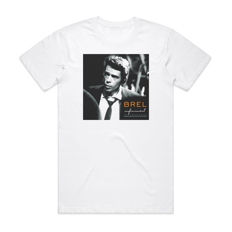 Jacques Brel Infiniment Album Cover T-Shirt White