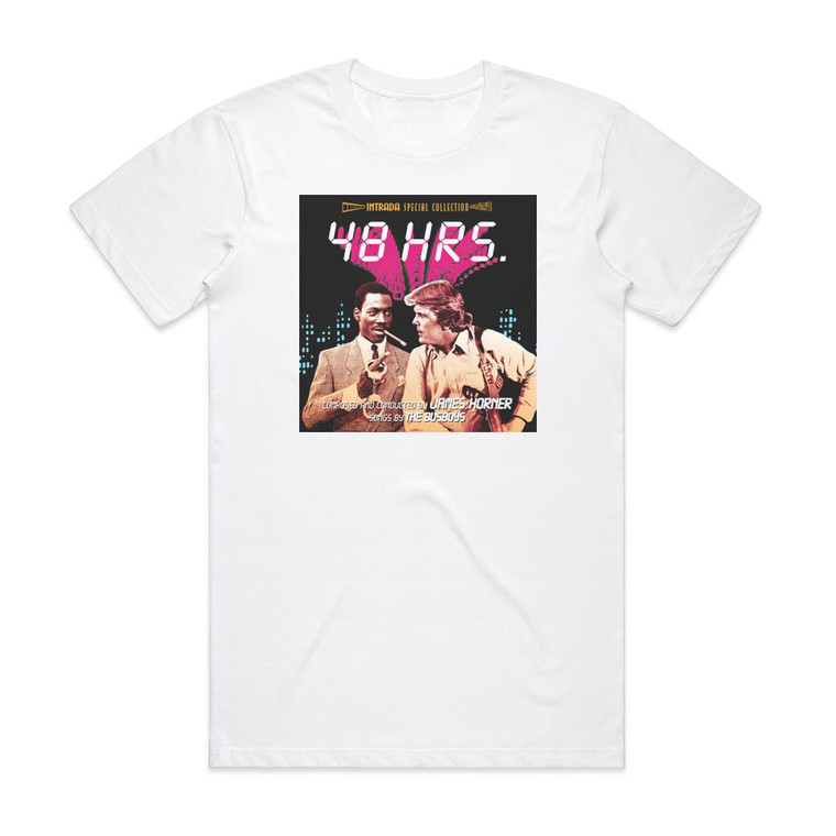 James Horner 48 Hrs Album Cover T-Shirt White