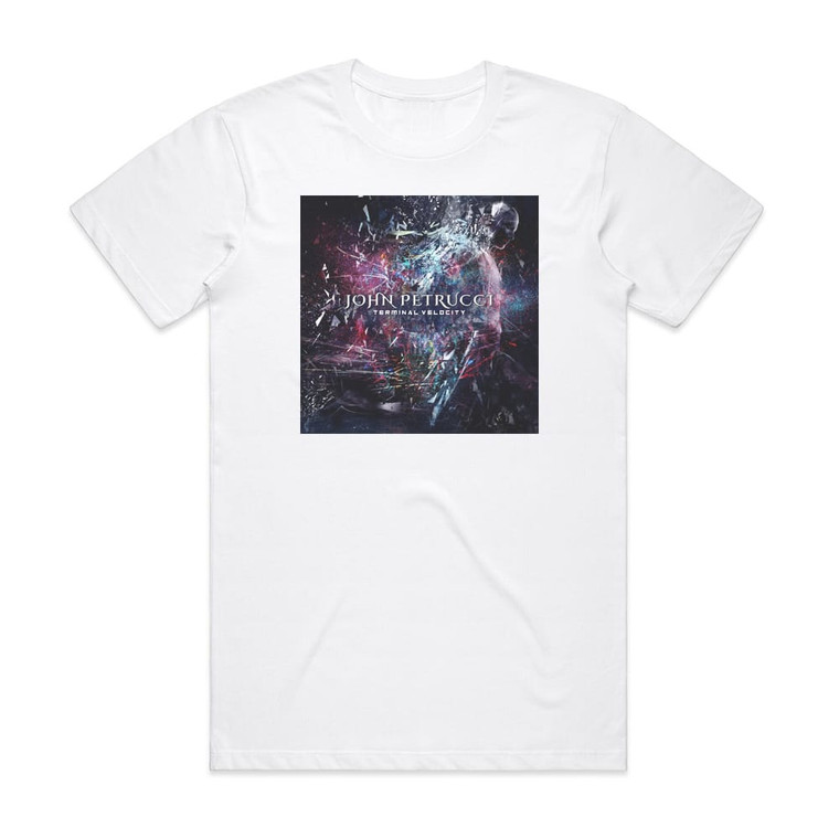 John Petrucci Terminal Velocity Album Cover T-Shirt White