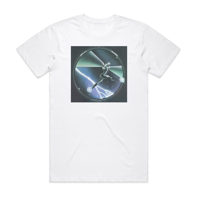 Jefferson Starship Dragon Fly Album Cover T-Shirt White