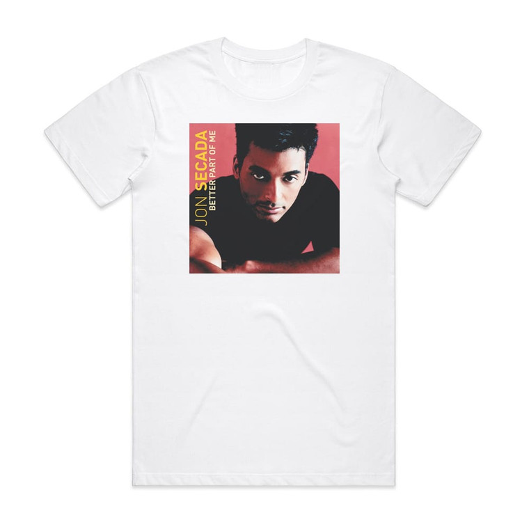 Jon Secada Better Part Of Me Album Cover T-Shirt White