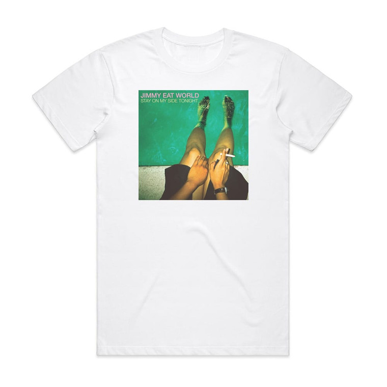 Jimmy Eat World Stay On My Side Tonight 1 Album Cover T-Shirt White