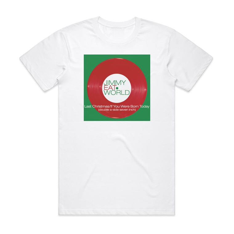Jimmy Eat World Christmas Ep Album Cover T-Shirt White