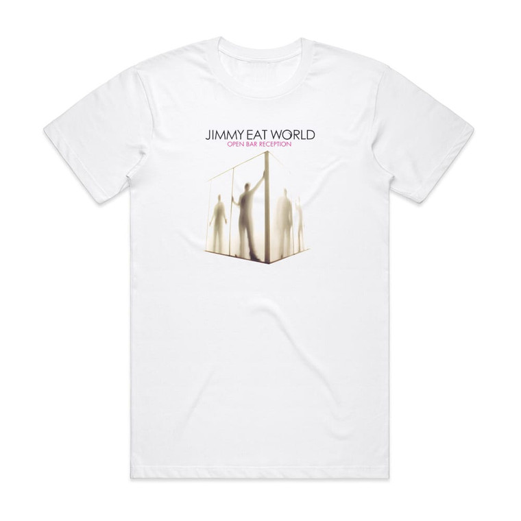 Jimmy Eat World Open Bar Reception Album Cover T-Shirt White